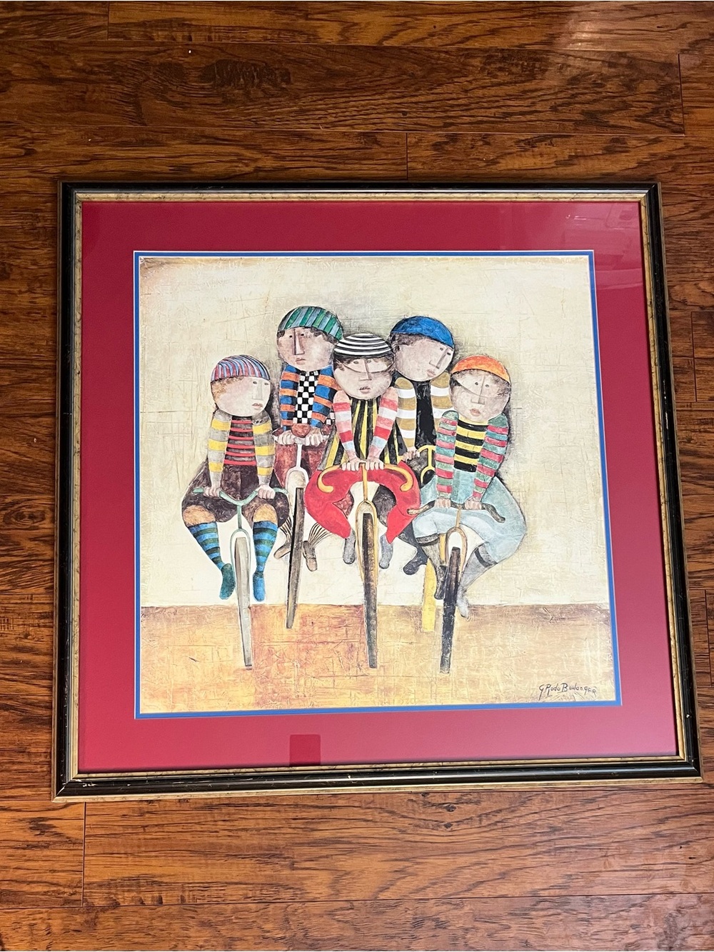 “Tour de France” Lithograph Print by Artist Graciela Rodo Boulanger